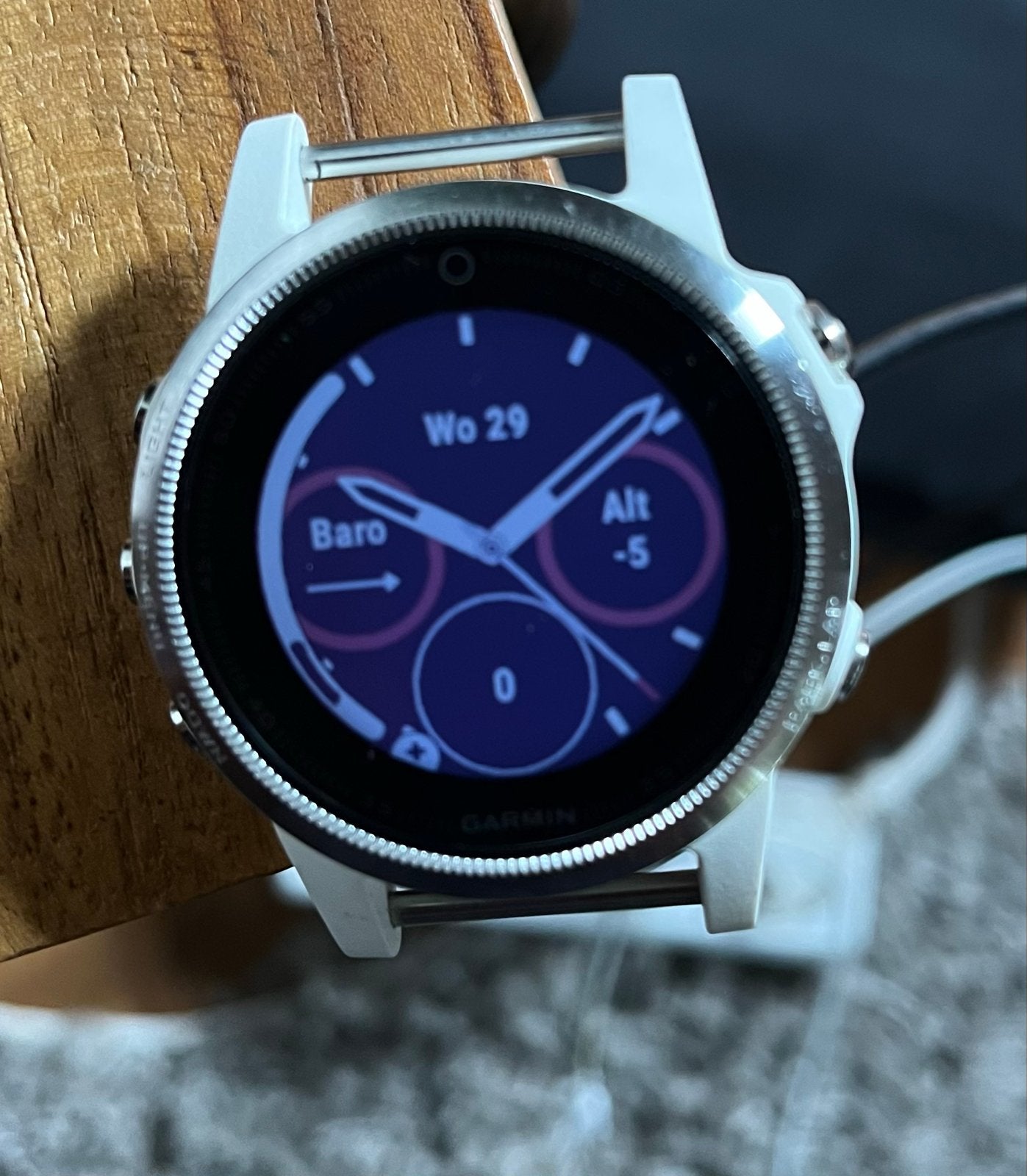 Garmin Fenix 5s - defecte batterij, Ophalen of Verzenden, Gebruikt, Wit, Android