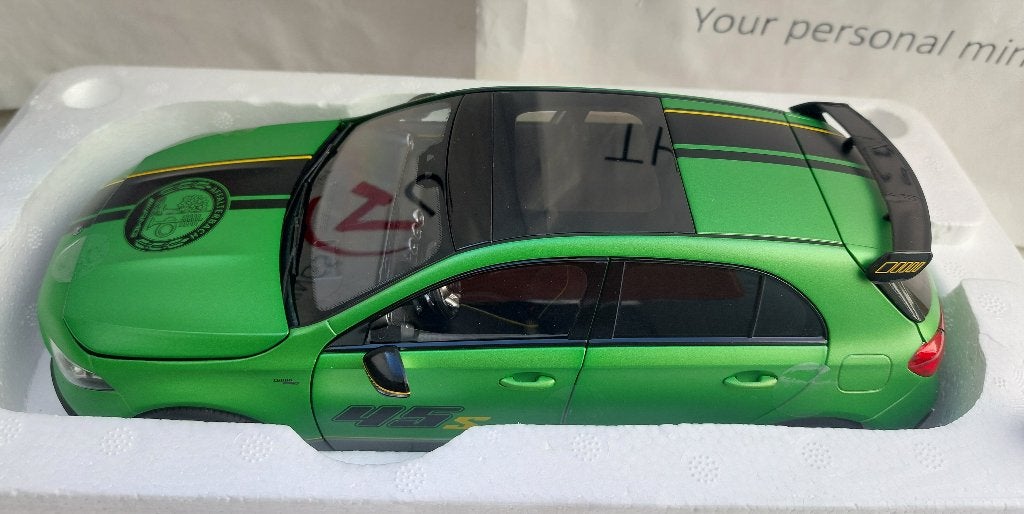 NZG 1:18 Mercedes-Benz AMG A 45 S 4Matic green hell magno, Ophalen of Verzenden, Nieuw, Auto, Overige merken