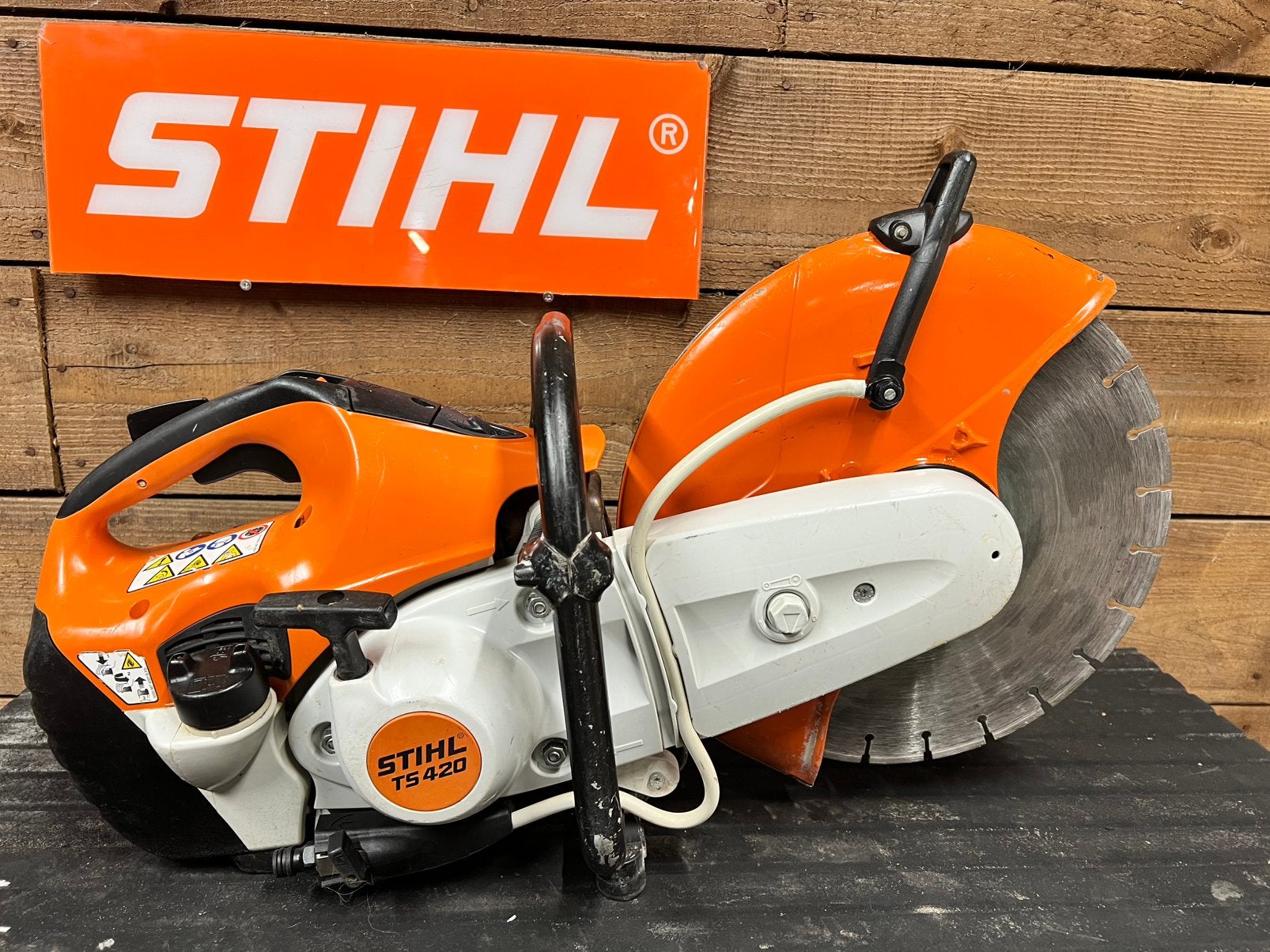Stihl TS420  Bandenzaag  . Bekijk Video op mijn Instagram, Gebruikt, Stihl, Ophalen of Verzenden, TS420