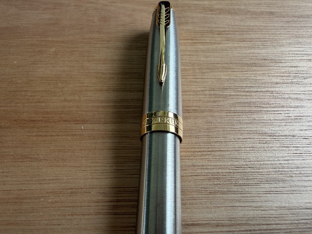 Parker Sonnet Vulpen Stainless Steel GT Fine Nib, Verzamelen, Pennenverzamelingen, Ophalen of Verzenden, Zo goed als nieuw, Vulpen