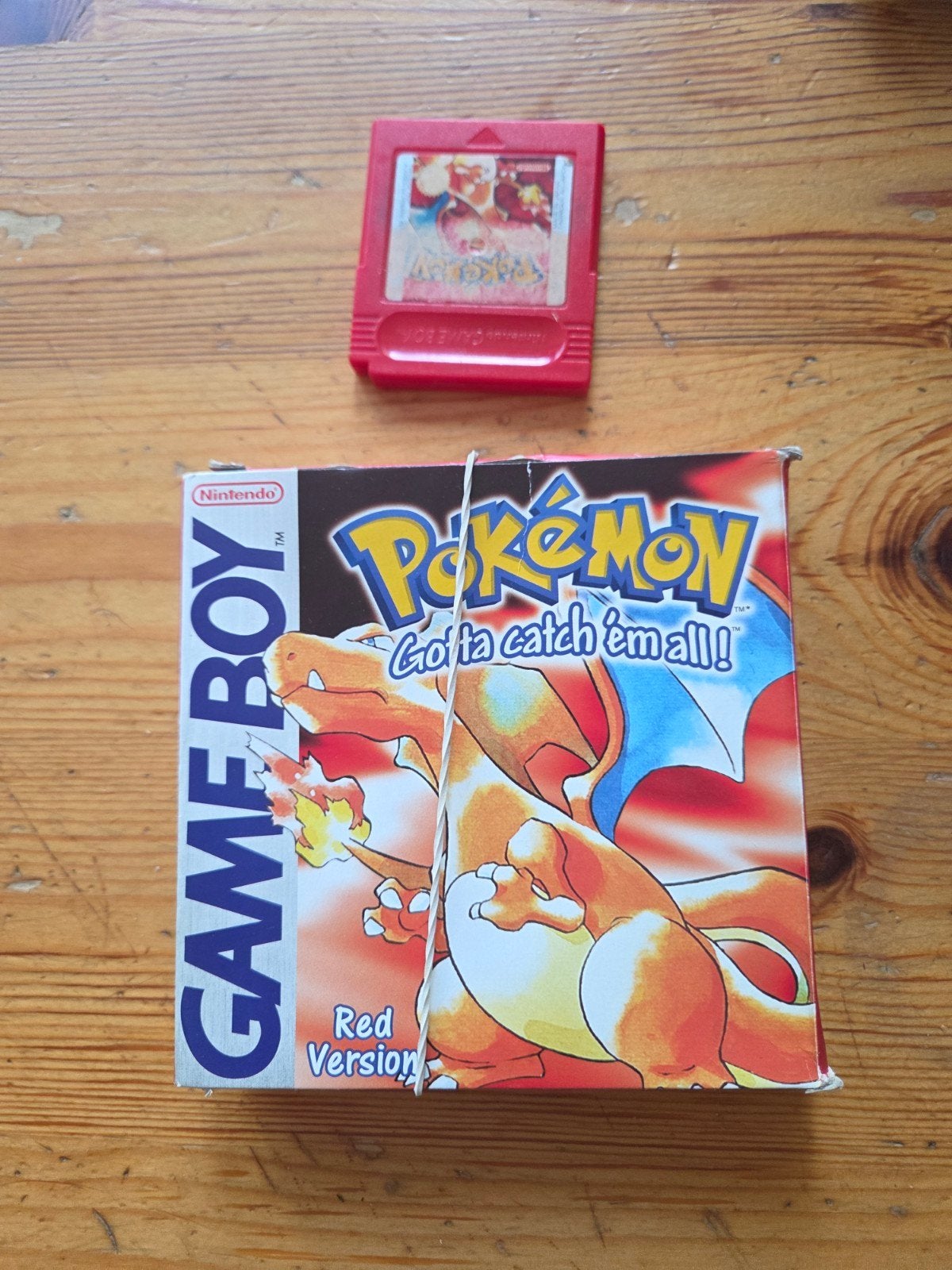 Pokémon Red Version - Game Boy (Compleet in doos), Gebruikt, 1 speler, Ophalen of Verzenden, Role Playing Game (Rpg)