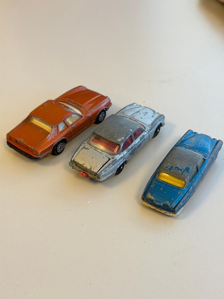 Vintage Corgi Juniors Jaguar Auto’s 3x husky whizzwheels, Auto, Ophalen of Verzenden, Zo goed als nieuw, H