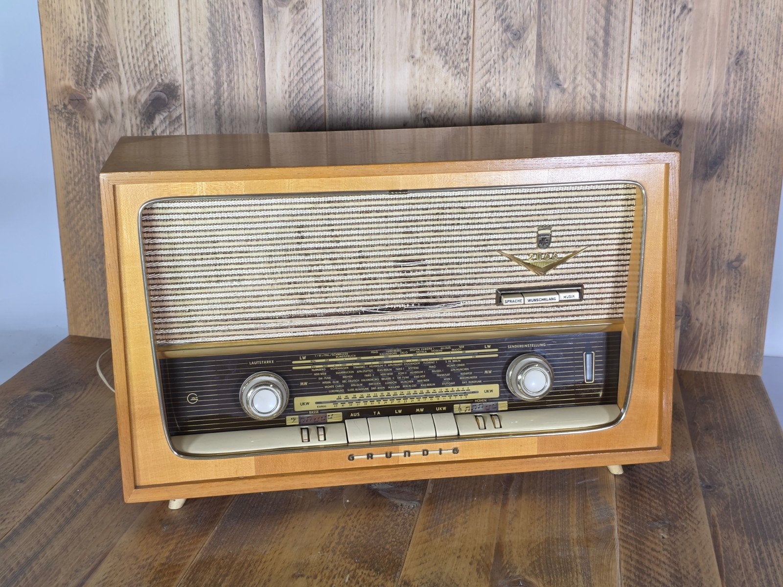 Vintage Grundig 2066 Buizenradio, Ophalen of Verzenden, ., ., .