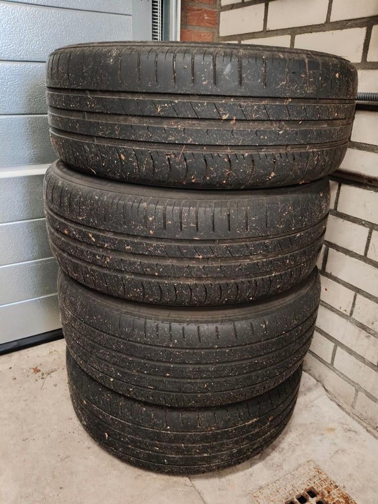 4 Hankook zomerbanden met Toyota velgen, Ophalen, Gebruikt, 16 inch, Banden en Velgen
