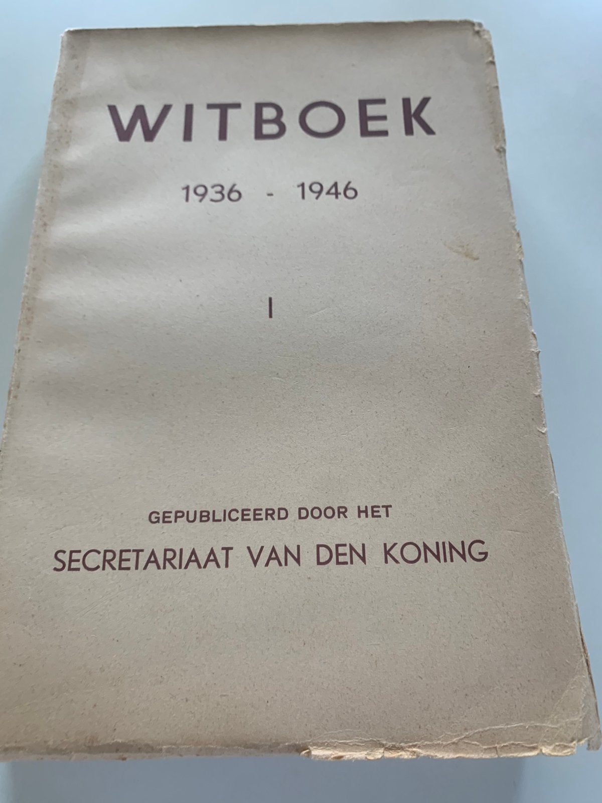 Witboek 1936 - 1946, Verzenden, Gelezen