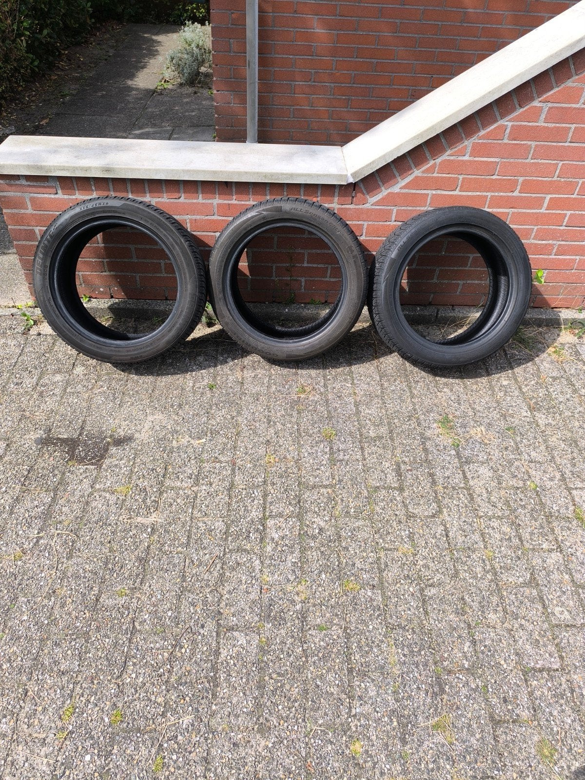 all season banden, Ophalen, Gebruikt