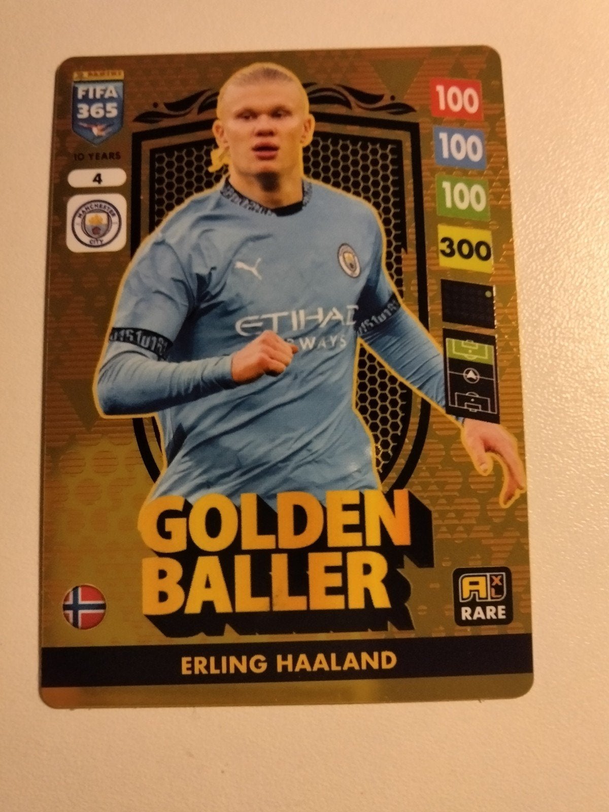 Erling Haaland Golden Baller FIFA 365 Voetbalplaatje, Ophalen of Verzenden, Zo goed als nieuw, Buitenlandse clubs, Spelerskaart