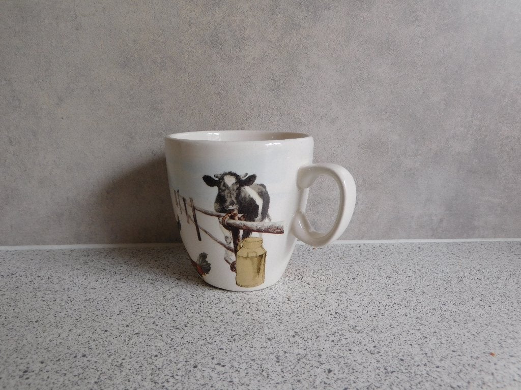 Mok 200 ml Leve de Boerderij Rien Poortvliet, Huis en Inrichting, Keuken | Servies, Overige merken, Keramiek, Landelijk/Boerenbont