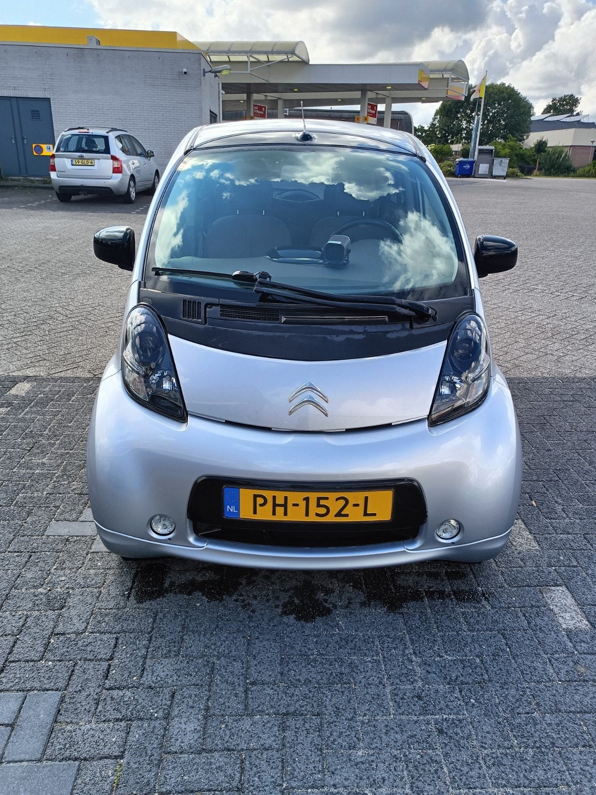 Citroën C-Zero Electric 2017 Grijs/zilver, Auto's, Citroën, Achterwielaandrijving, 37 €/maand, 4 stoelen, 47 pk