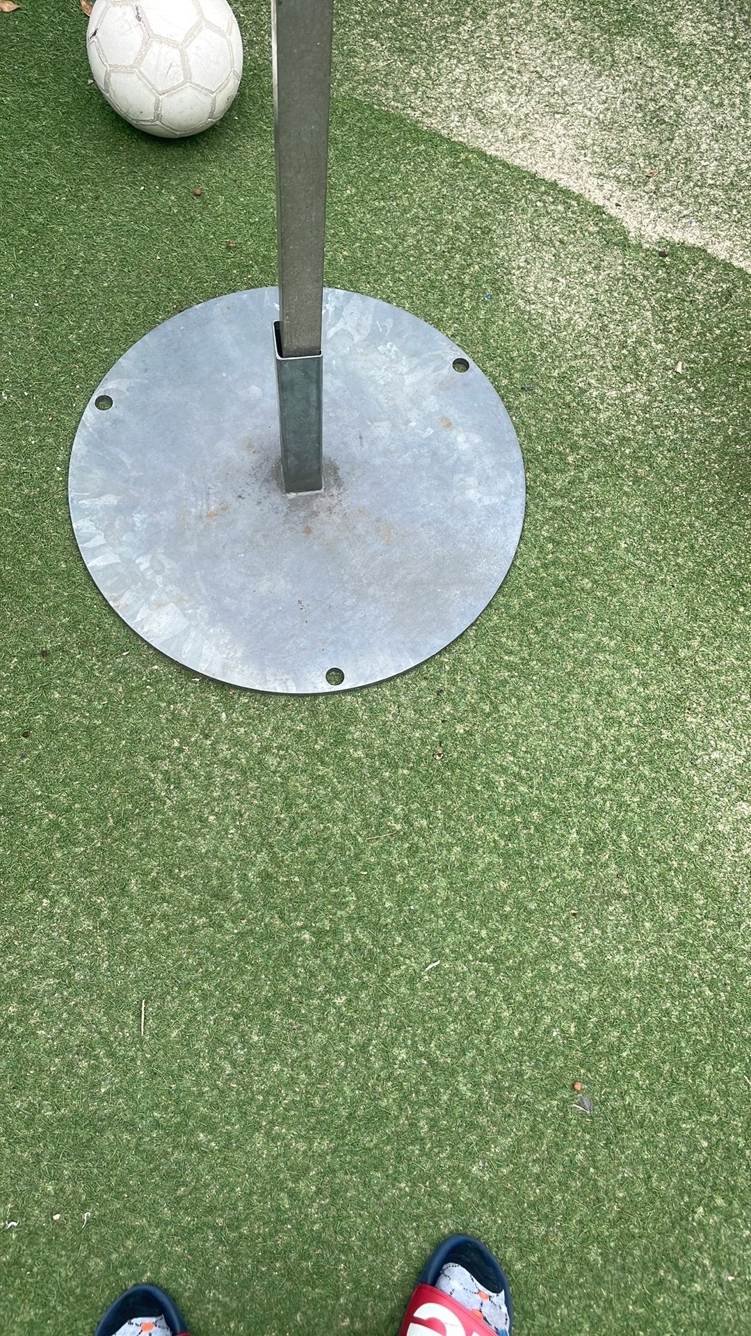 Korfbalpaal met verlengstuk, Sport en Fitness, Korfbal, Ophalen, Zo goed als nieuw, Korf of Paal