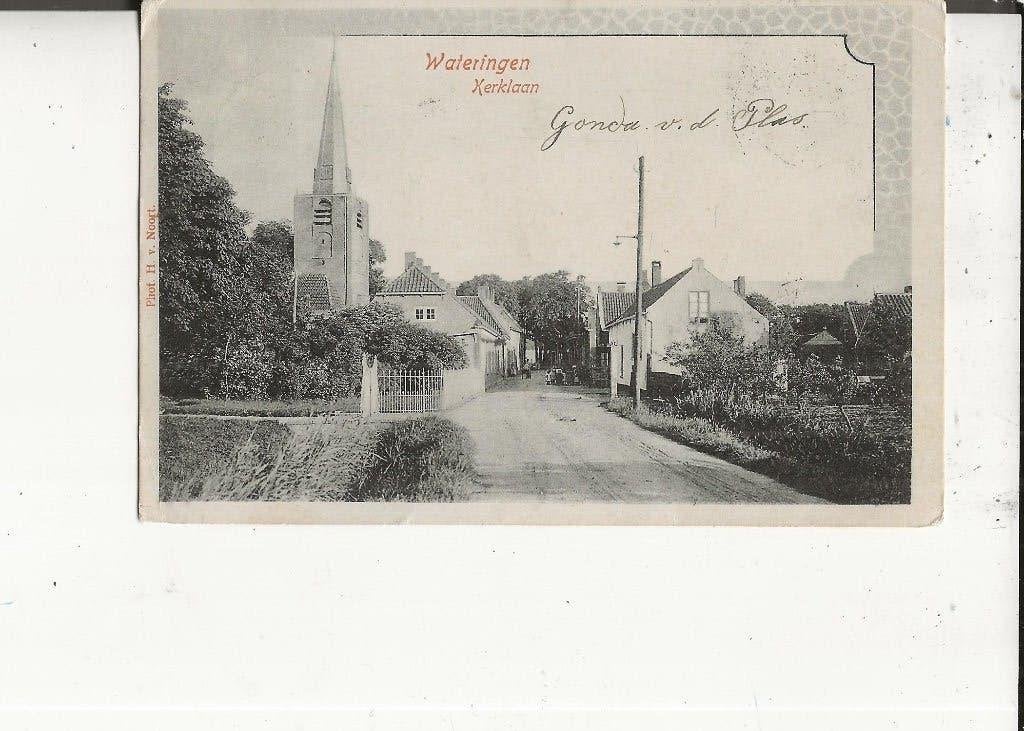 Wateringen Kerklaan GR Wateringen 1901, Ophalen of Verzenden, Voor 1920, Gelopen, Zuid-Holland