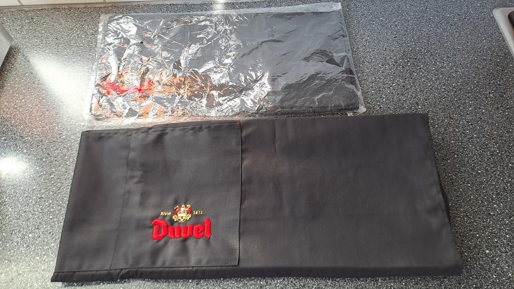 Duvel schort met opbergvak - Nieuw, Verzamelen, Biermerken, Ophalen of Verzenden, Nieuw, Overige typen, Duvel