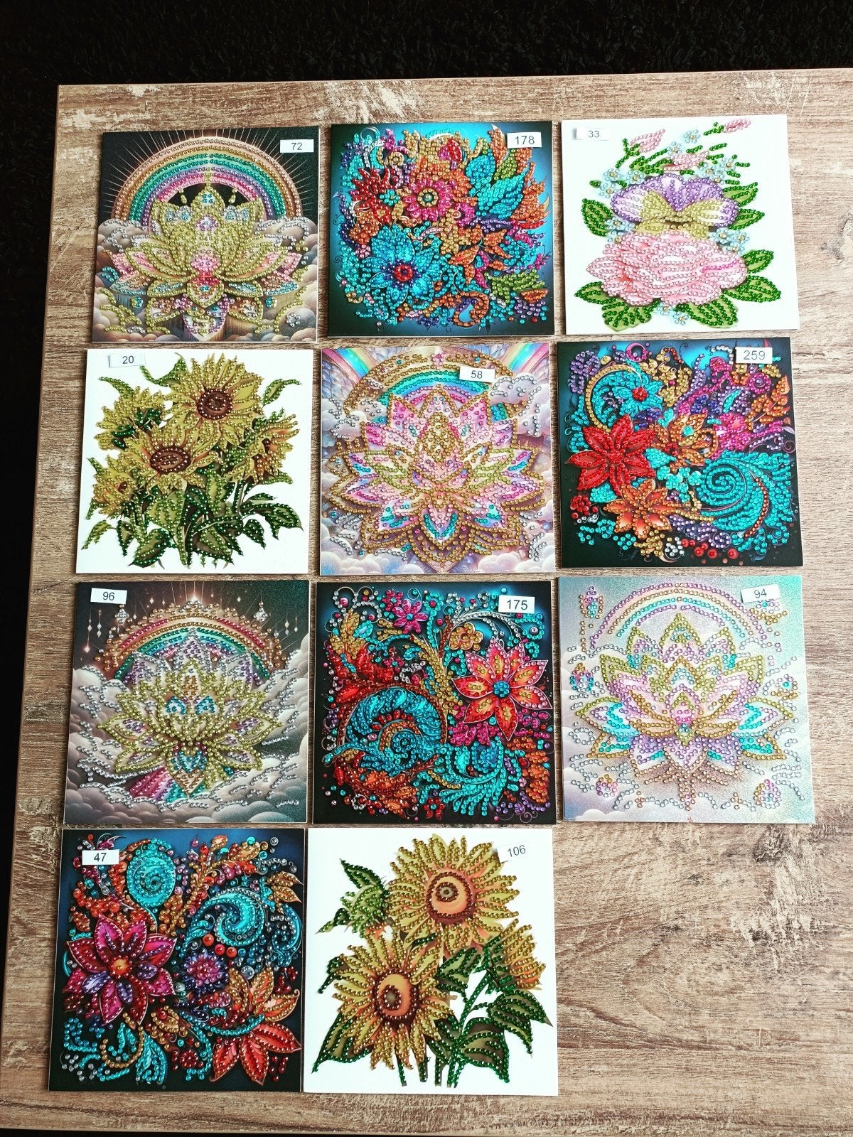 daimond painting kaarten bloemen, Ophalen of Verzenden, Nieuw, Overige thema's