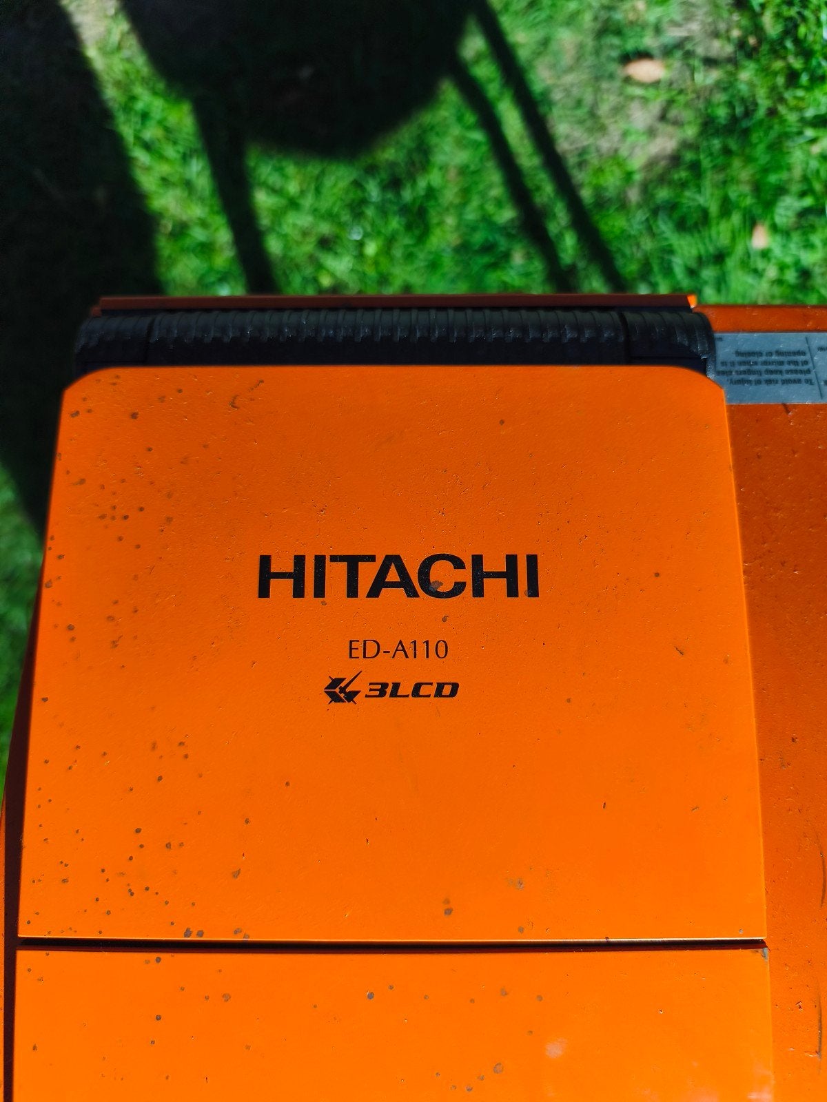 Hitachi ED-A110 3LCD Beamer - Oranje Projector, Ophalen, Gebruikt, LCD, Overige resoluties