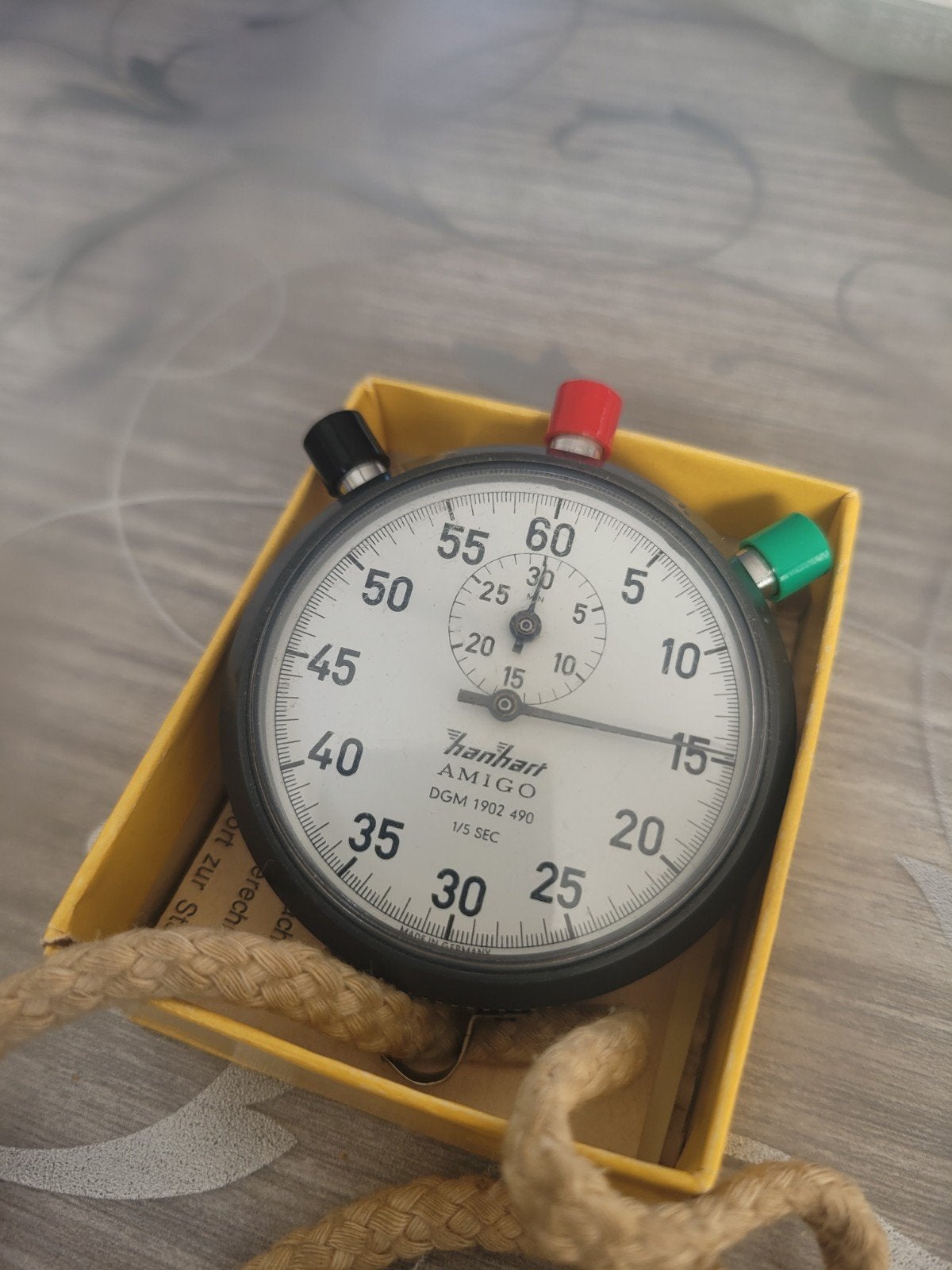 Antiek Hanhart Sport Zakhorloge - Stoppuhr Stopwatch, Ophalen of Verzenden