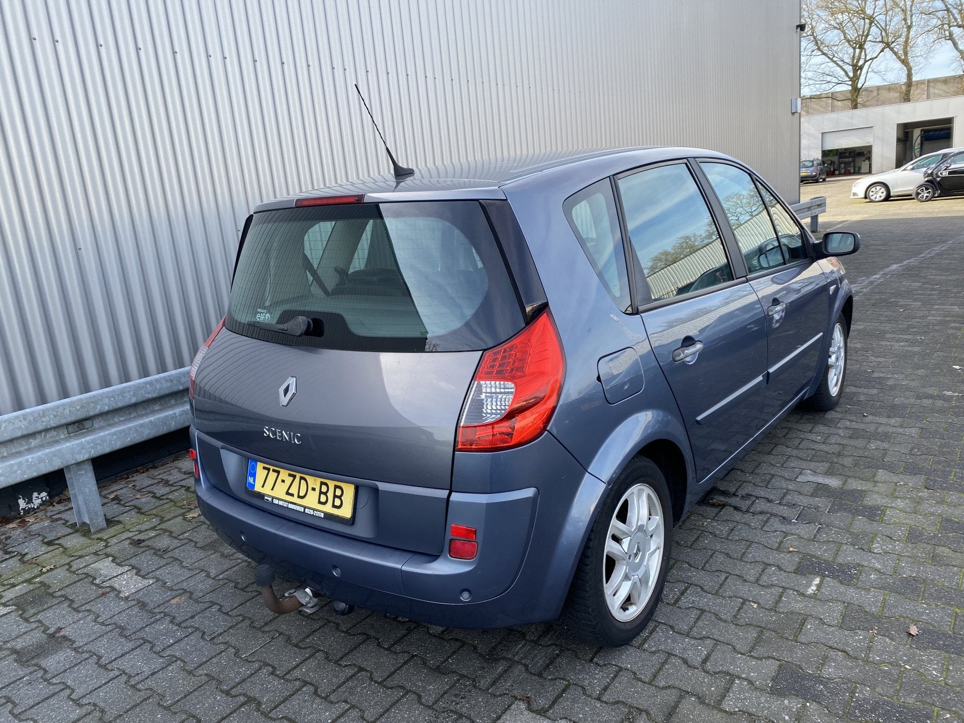 Renault Scénic 2.0-16V Tech Line AUTOMAAT, Leer, Clima, Nav, Auto's, Renault, 1998 cc, 4 cilinders, Blauw, Origineel Nederlands