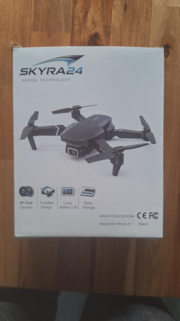 Skyra24 A1 4k dual camera drone, Cameradrone, 100 tot 1000 meter, Overige merken, Nieuw
