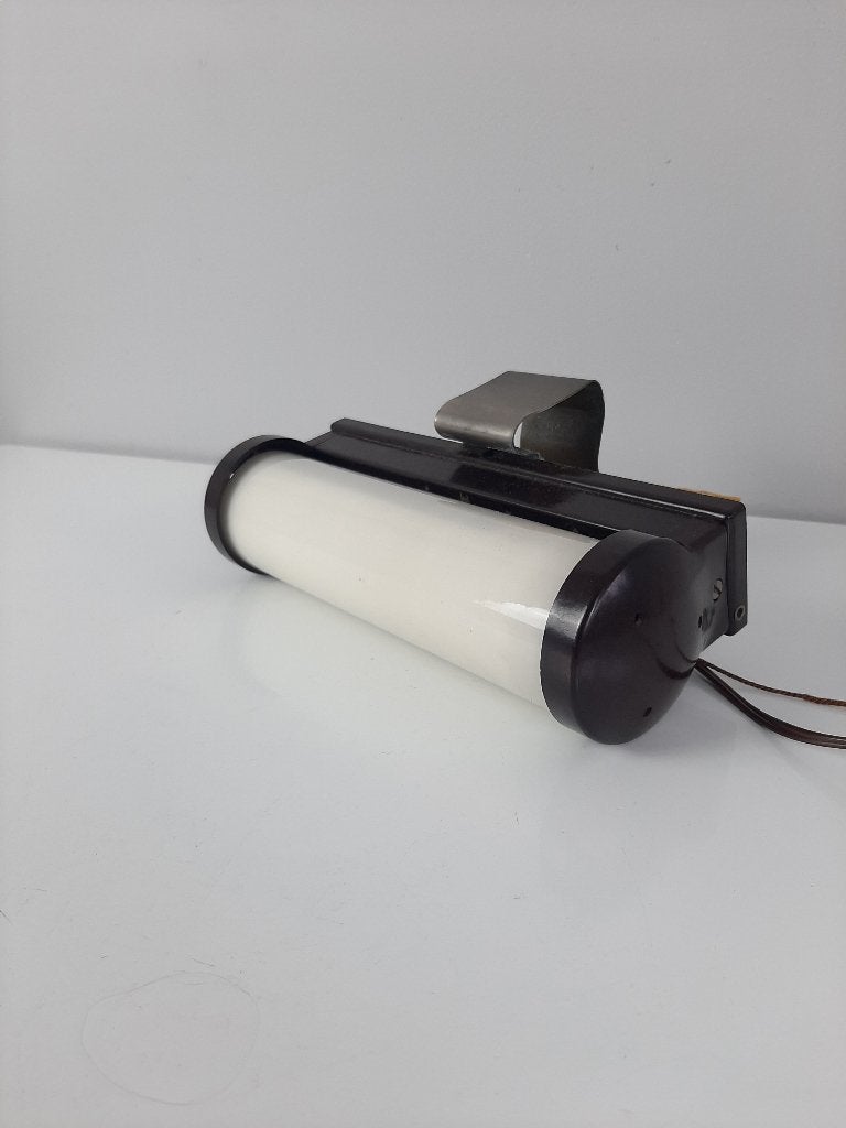 Bakelieten klemlamp uit de jaren 30 | leeslamp, Verzenden