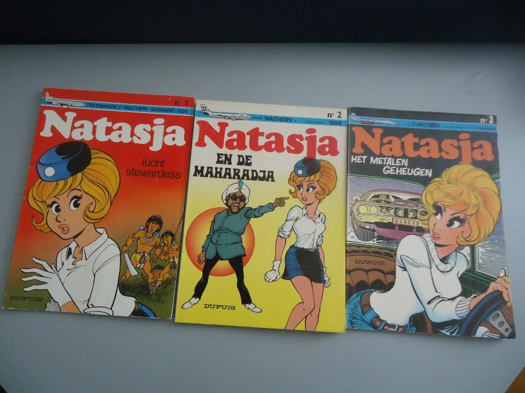 natasja, Meerdere stripboeken, Verzenden, Gelezen