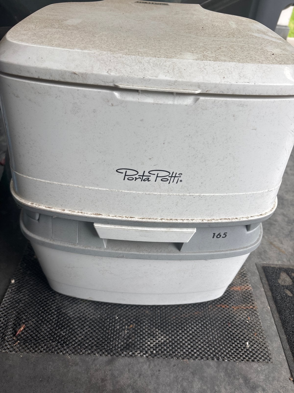 Porta Potti 165 draagbaar toilet, Ophalen, Gebruikt
