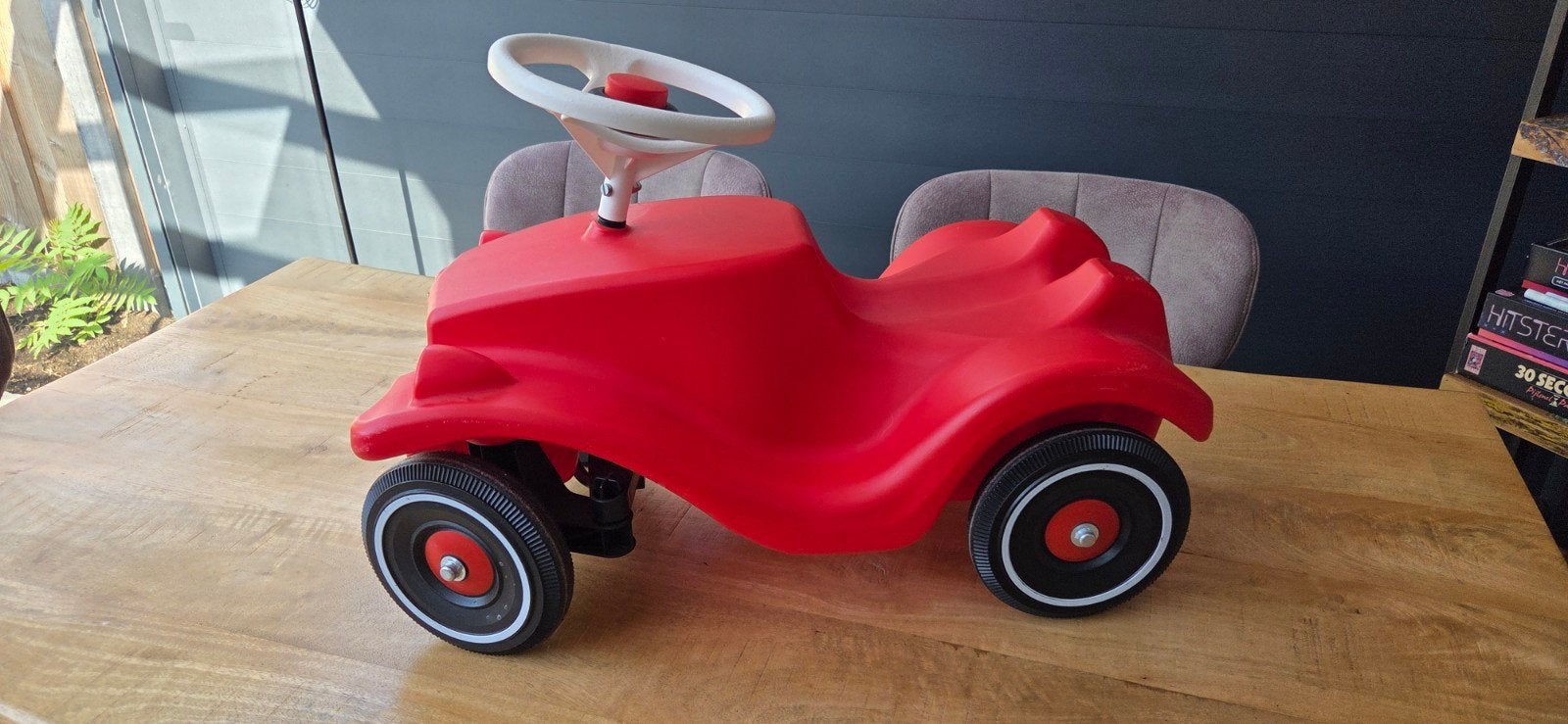 Rode loopauto, Ophalen, Gebruikt