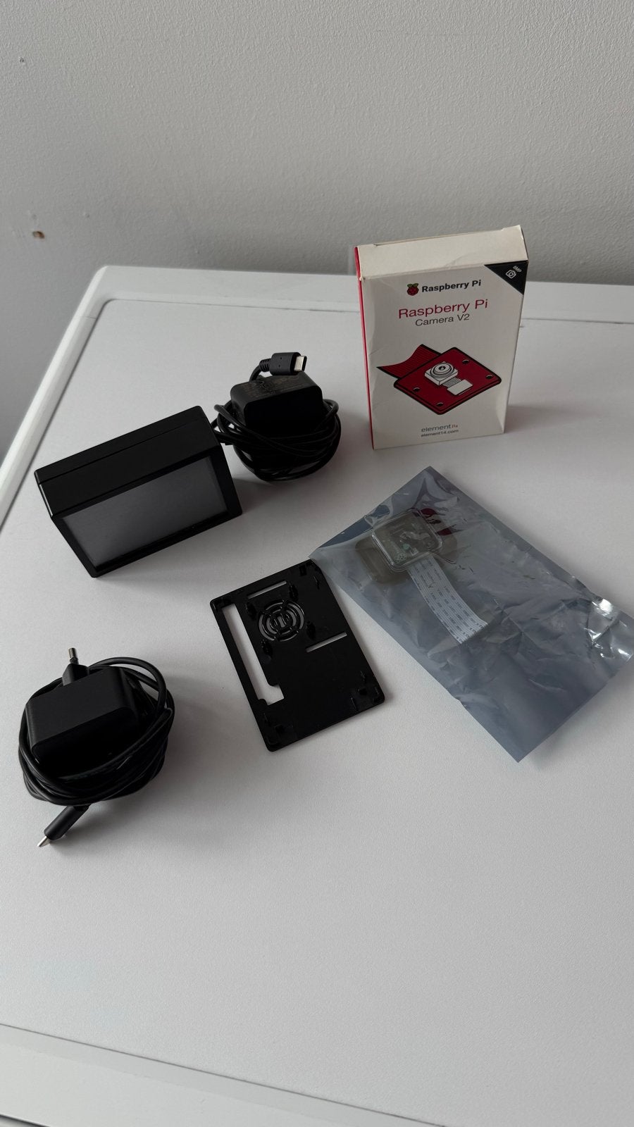 Raspberry Pi Camera V2 met accessoires, Verzenden, Gebruikt