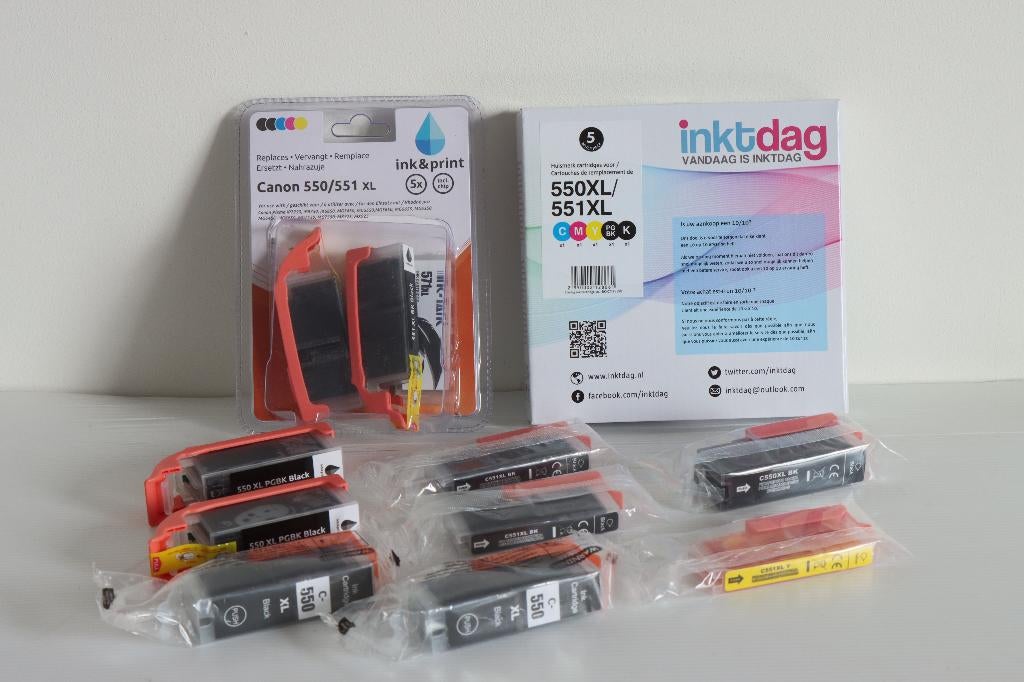 Diverse inkt patronen 550 XL en 551 XL  voor printer., Ophalen of Verzenden, Nieuw