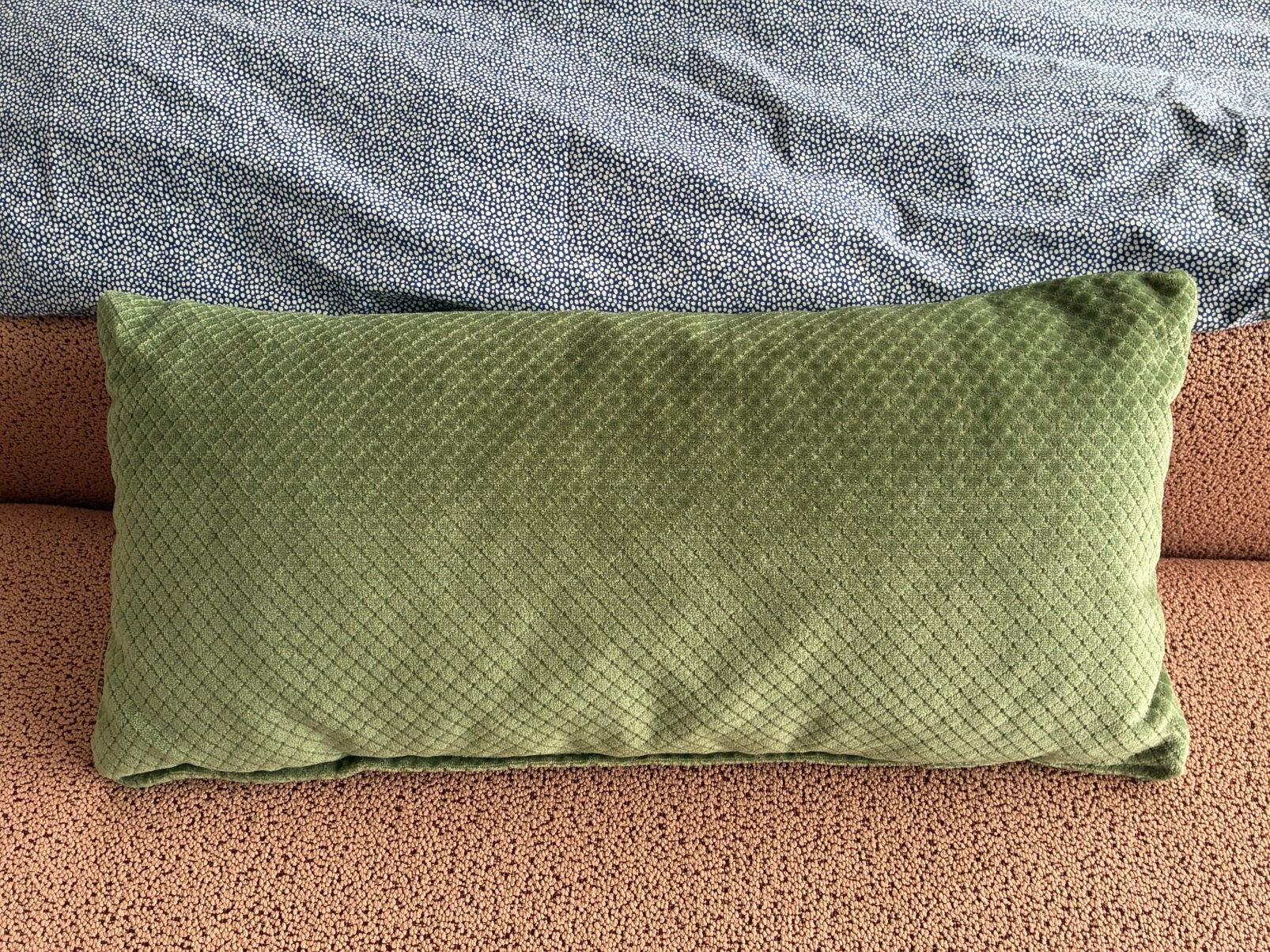 DUTCHBONE Cushion Spencer Old Green, Overige merken, Ophalen of Verzenden, Zo goed als nieuw, Sierkussen