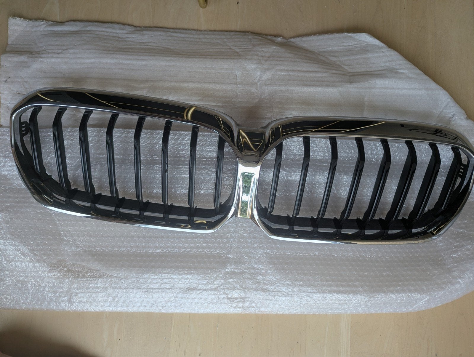 BMW 5-Serie G30 ('20+) G31 ('21+) LCI grille, Gebruikt, Voor, Ophalen of Verzenden, Bumper