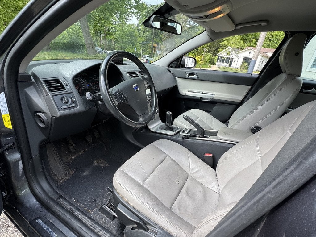 Volvo V50 2.0 Edition II, VOLLEDER (bj 2008), Auto's, Volvo, Voorwielaandrijving, 4 cilinders, Zilver of Grijs, Automatische klimaatregeling