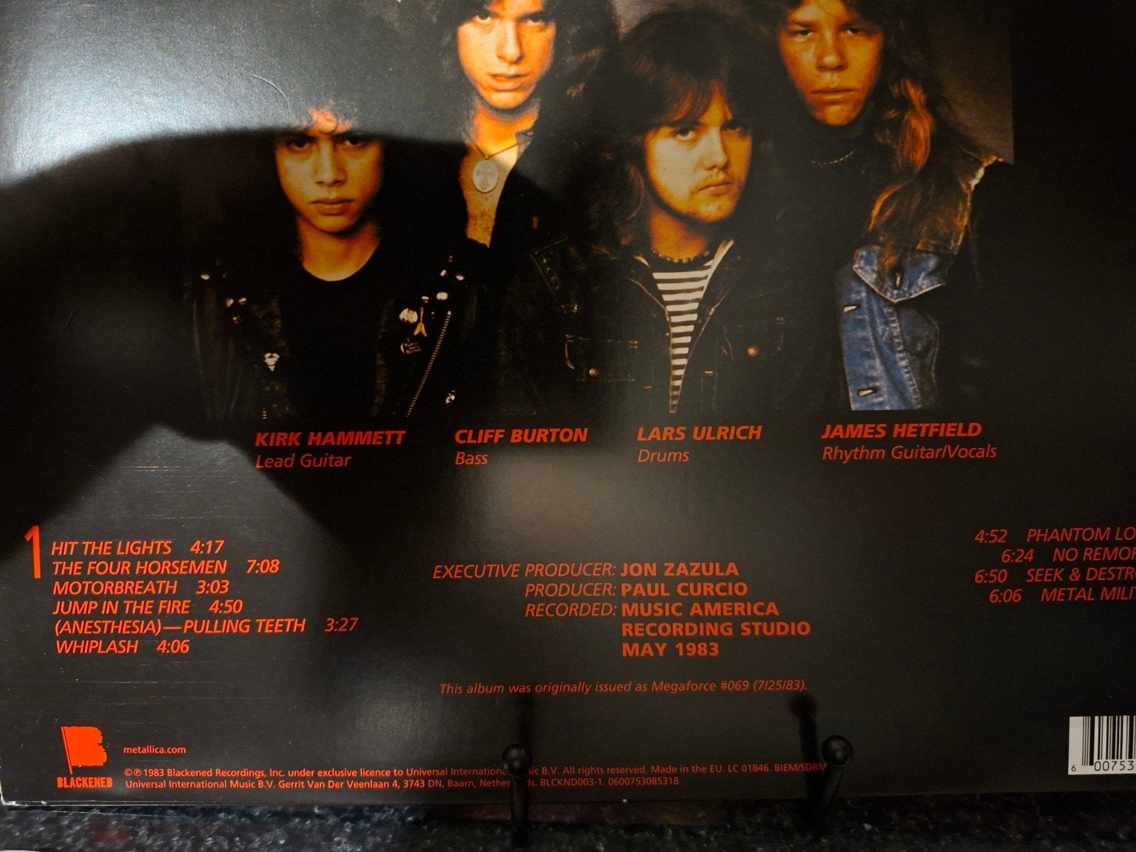 Metallica - Kill 'Em All (Vinyl LP)  2015, Overige formaten, Ophalen of Verzenden, Zo goed als nieuw, Beschermende buitenhoes