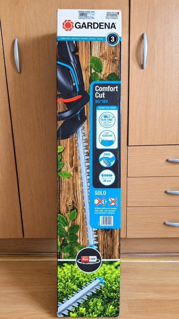 Gardena 18V heggenschaar ComfortCut 50 cm`., Ophalen of Verzenden, Nieuw, Elektrisch, Gardena