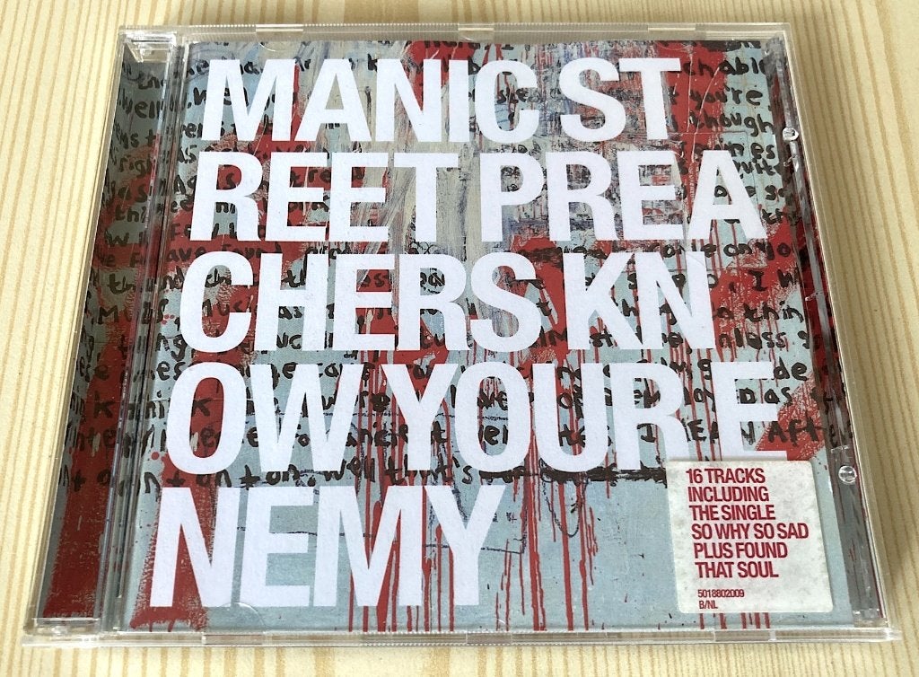 CD Manic Street Preachers - Know Your Enemy, Cd's en Dvd's, Ophalen, Zo goed als nieuw, Alternative Rock, Album