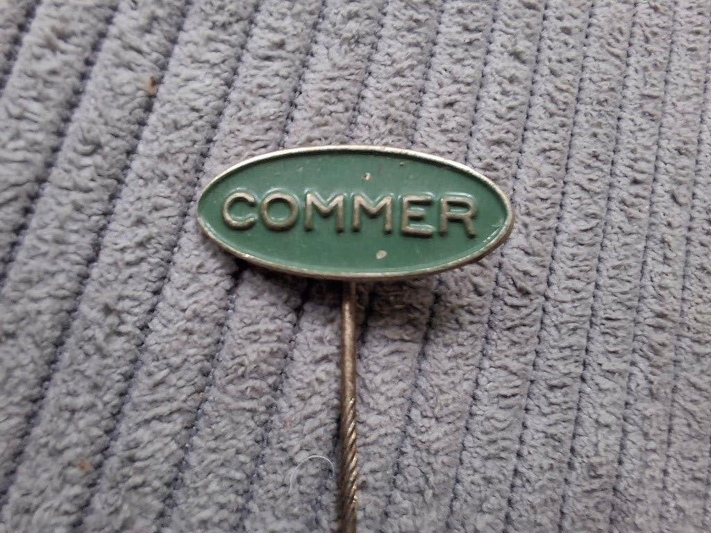 Speld Commer auto's, vrachtwagens en bussen, Verzamelen, Speldjes, Pins en Buttons, Ophalen of Verzenden, Gebruikt, Transport