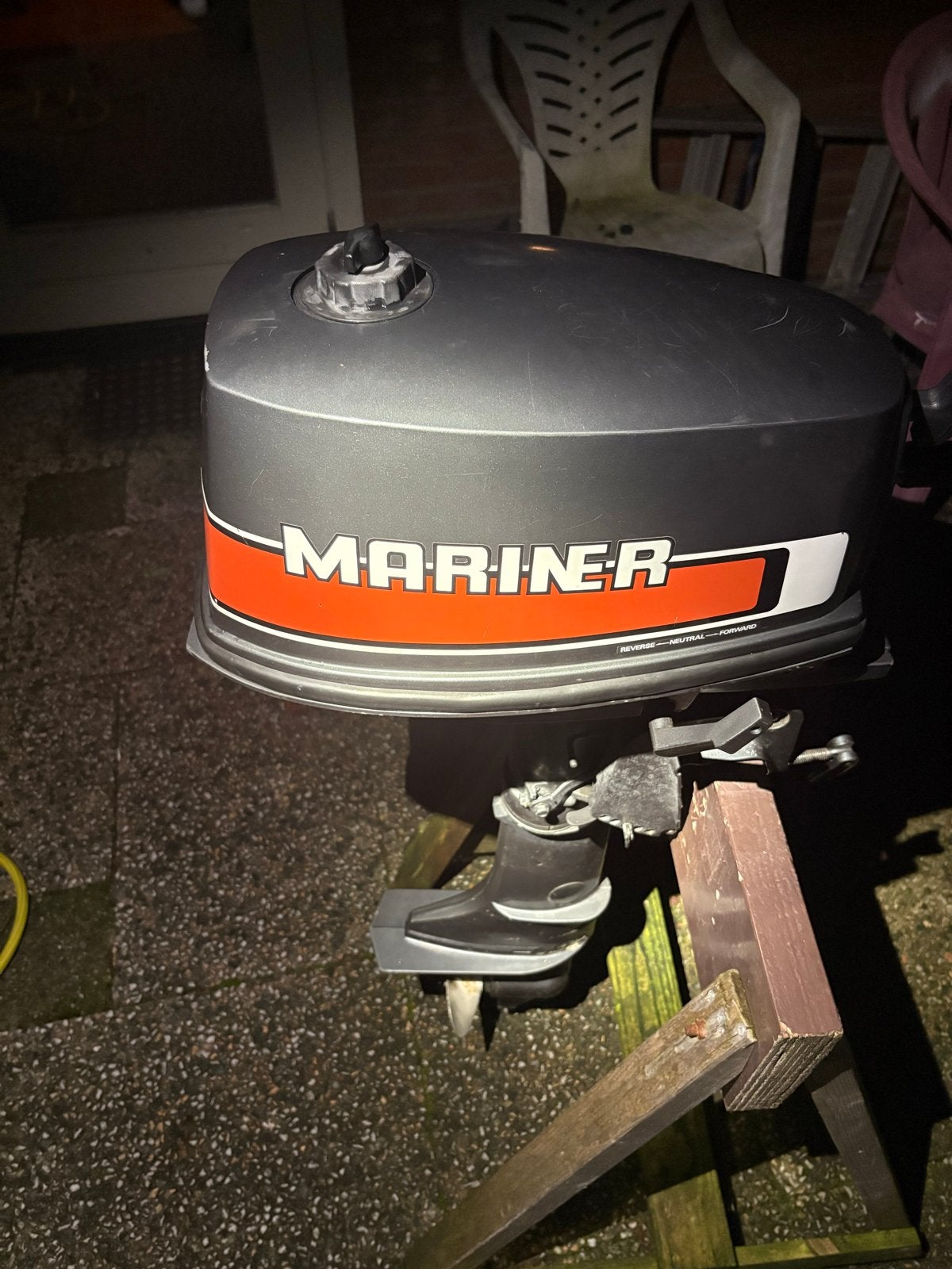 Mariner (yamaha) 4 pk 2 takt buitenboordmotor, Ophalen, Minder dan 5 pk, Zo goed als nieuw, Buitenboordmotor