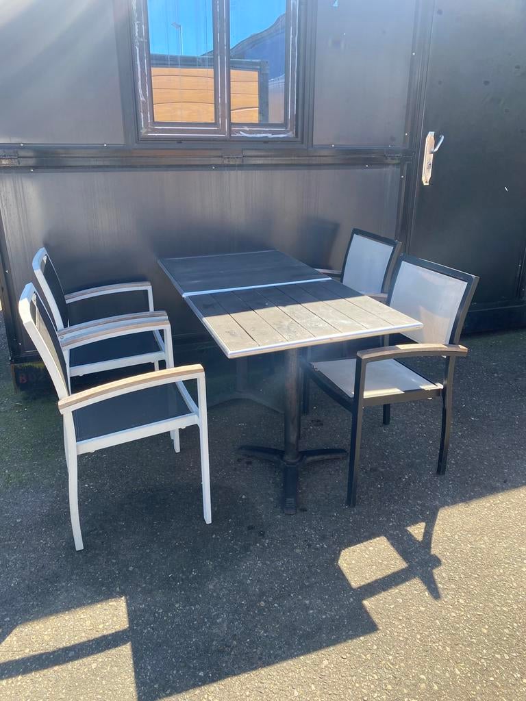 Partij Terras tafel stoel tuin tafel stoel horeca, Tuin en Terras, Ophalen of Verzenden, Zo goed als nieuw, Stoel