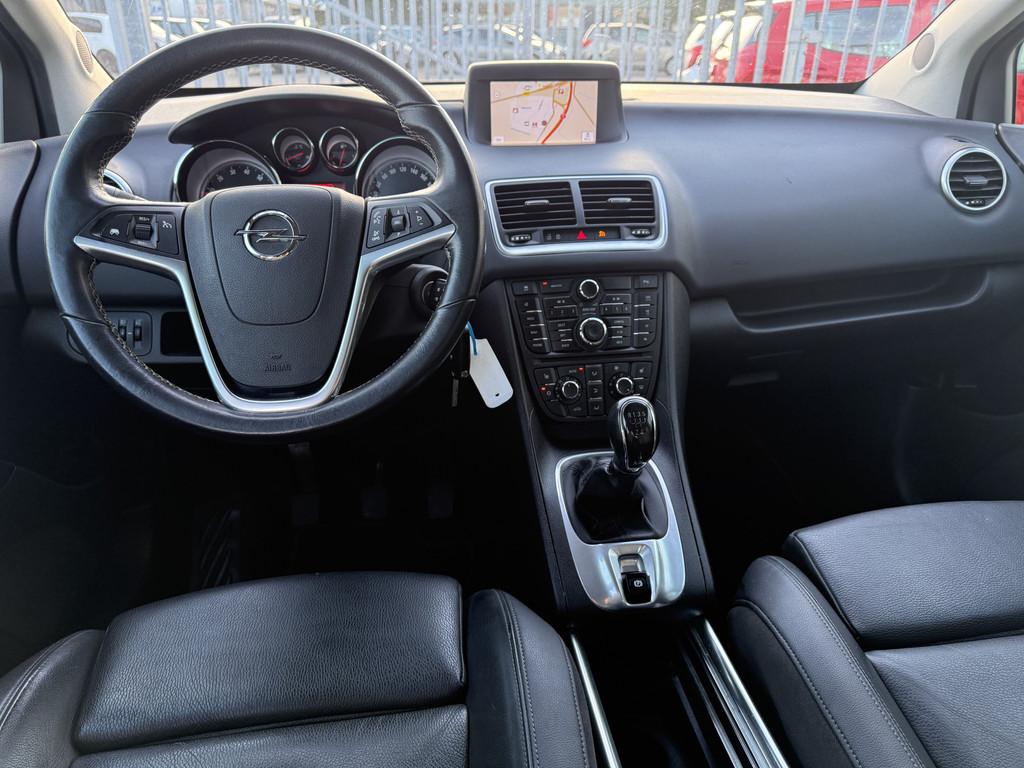 Opel Meriva 1.4 Turbo Cosmo Leder comfintr, Navigatie, Xenon, Auto's, Gebruikt, 4 cilinders, Met garantie (alle), Bedrijf