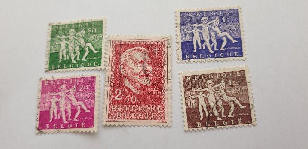 7048 belgie anti tuberculose 1955, Postzegels en Munten, Verzenden