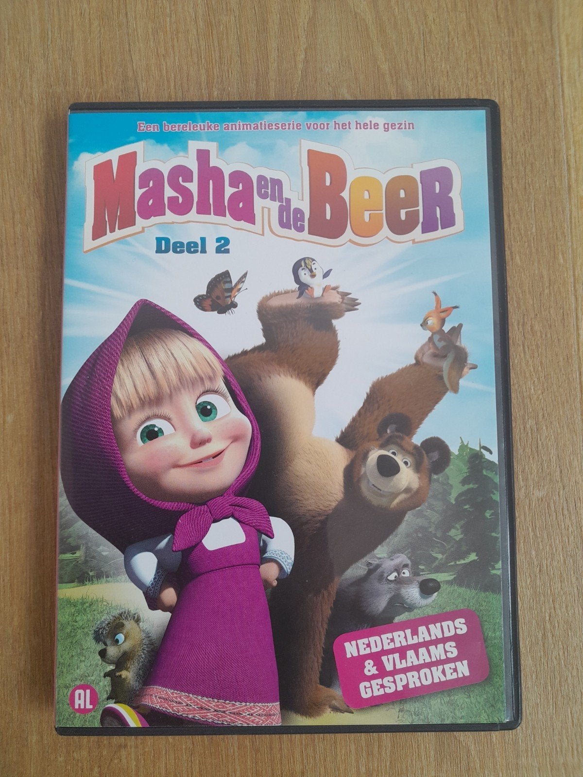 Masha en de Beer - Deel 2 DVD (Nederlands & Vlaams), Alle leeftijden, Ophalen of Verzenden, Zo goed als nieuw, Europees