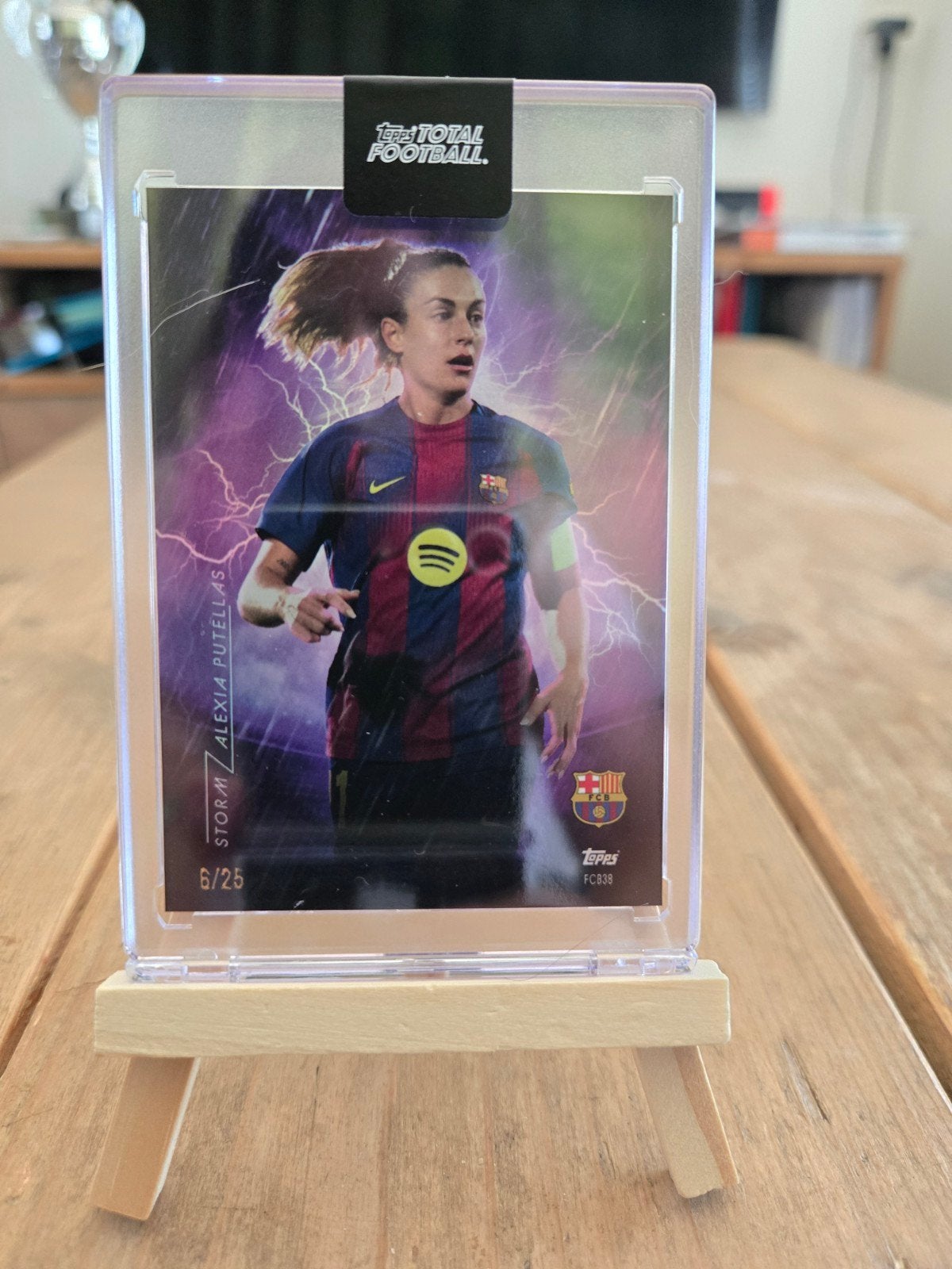 Alexia Putellas Topps Total Football Storm /25 Voetbalkaart, Ophalen of Verzenden