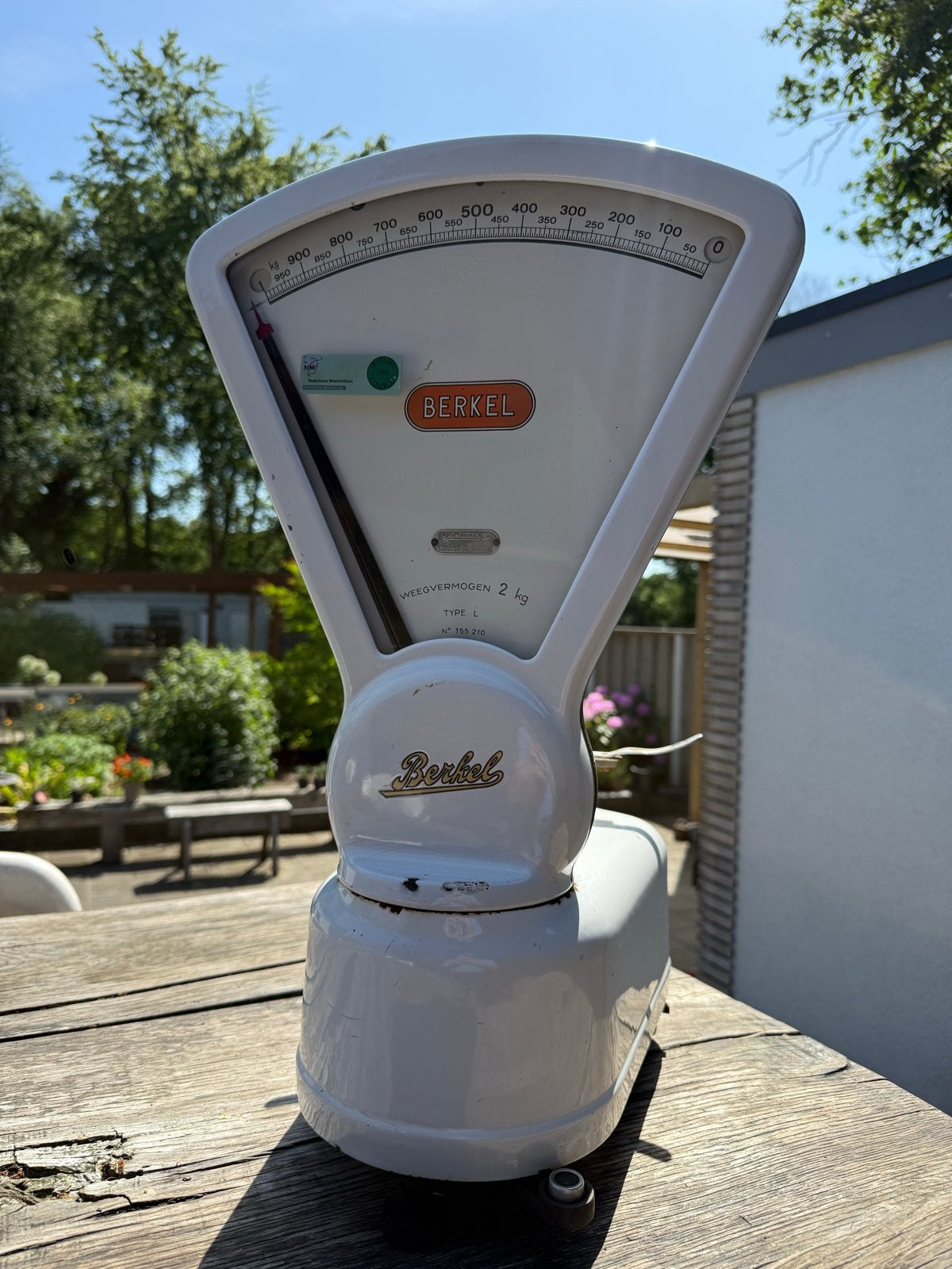 Berkel weegschaal Type L uit 1951 - Decoratie/Restauratie, Ophalen, Gebruikt, Overige typen, Minder dan 50 kg