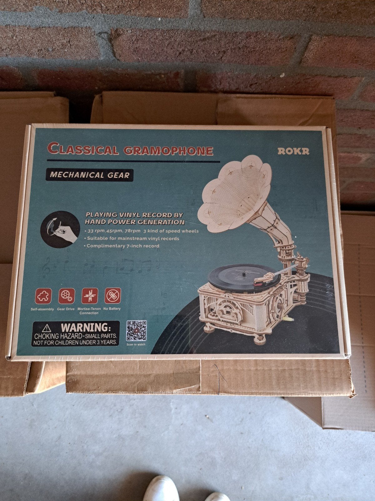 Grammafoon platenspeler, Ophalen, Nieuw, Groter dan 1:32