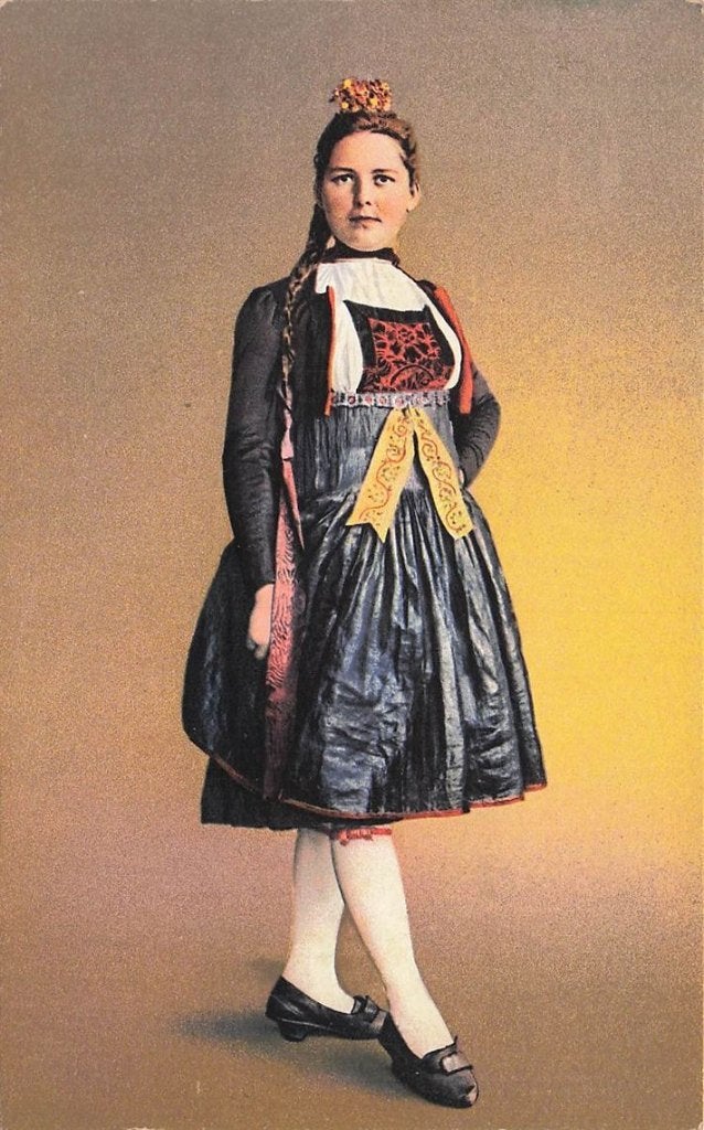 702-303-035 Kanton Bern Braut Aus Guggisberg, Verzenden, Voor 1920, Overig Europa
