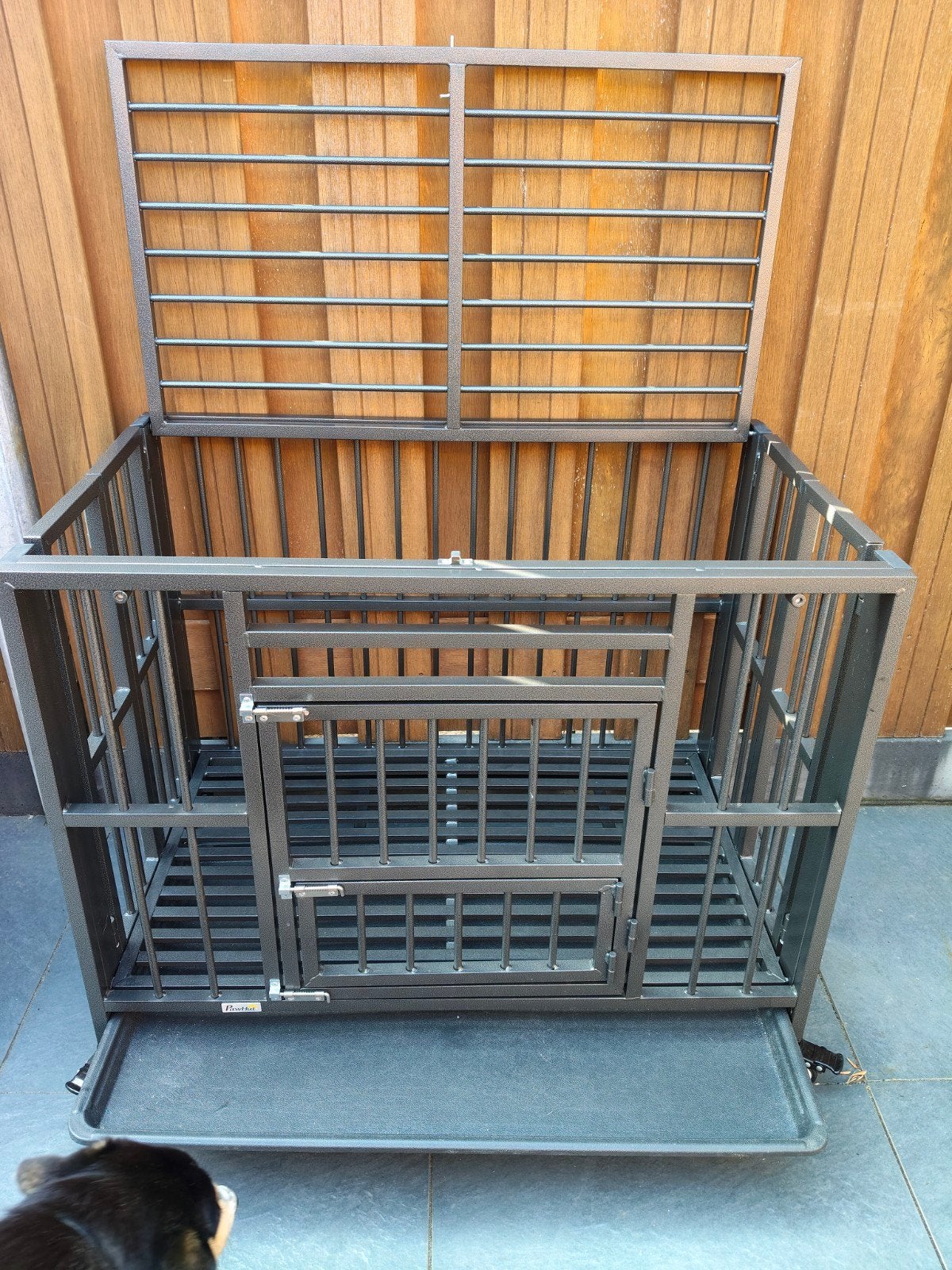 PawHut Heavy Duty Dog Crate Bench, Ophalen, Zo goed als nieuw