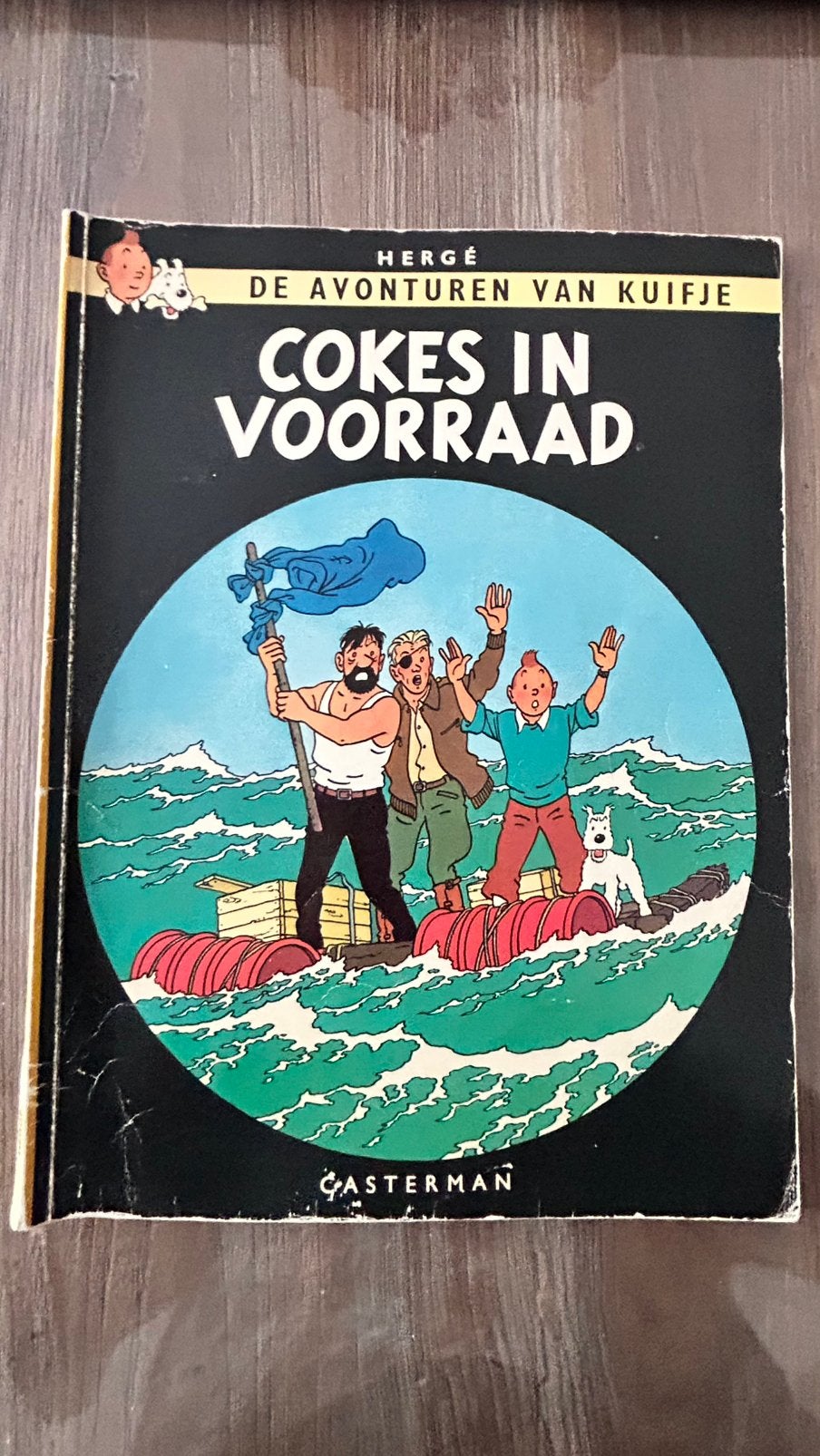 Kuifje Cokes in voorraad 1966, Boeken, Stripboeken, Eén stripboek, Ophalen of Verzenden, Gelezen