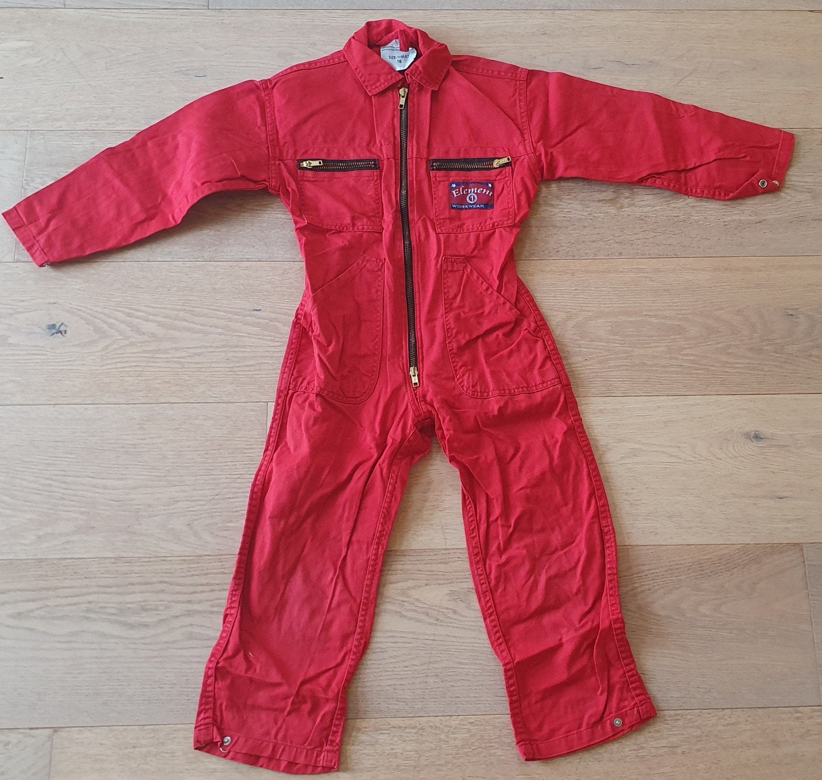 Rode overall voor kinderen - Maat 116, Ophalen of Verzenden, Gebruikt, Element Workwear, Jongen of Meisje