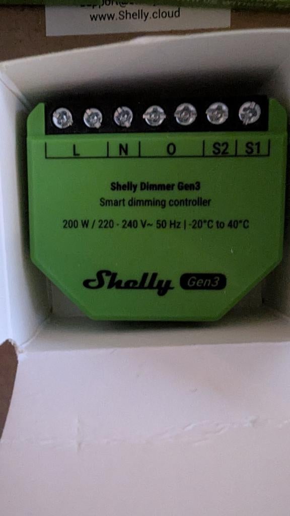 Shelly Dimmer Gen3, Ophalen of Verzenden, Nieuw, Schakelaar