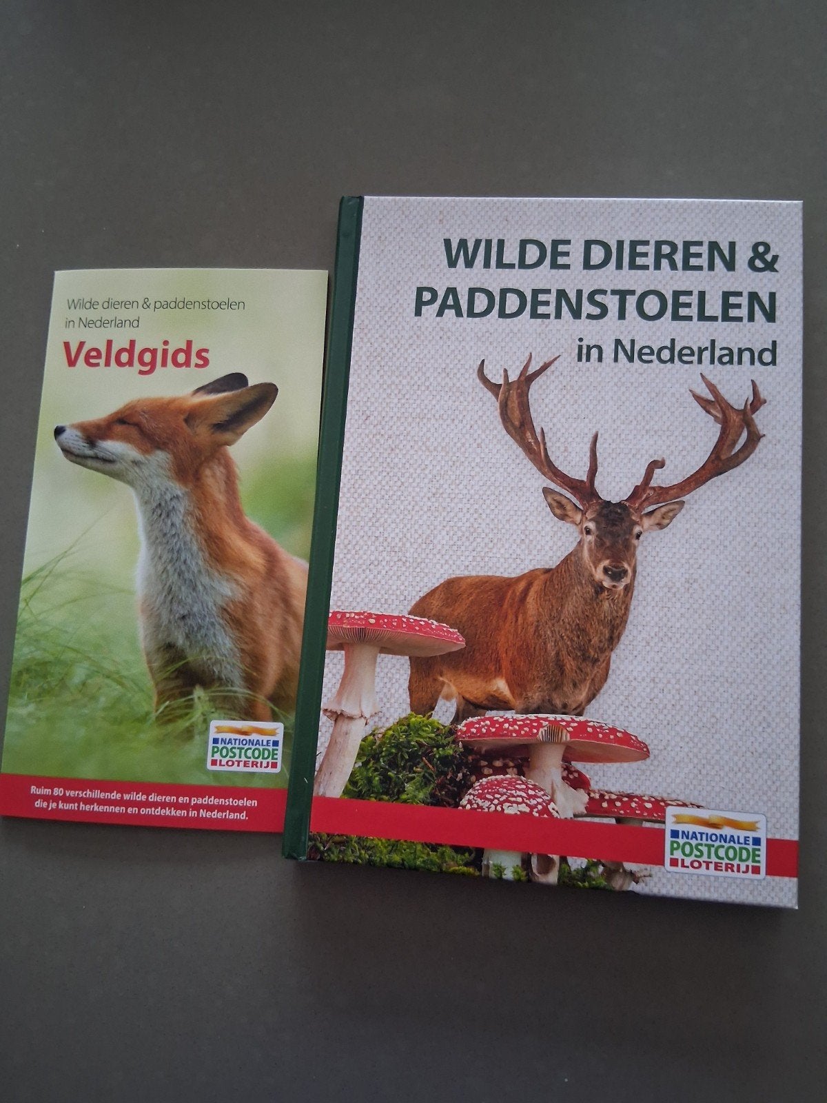 Wilde Dieren & Paddenstoelen Boeken Postcodeloterij, Boeken, Natuur, Ophalen of Verzenden, Nieuw