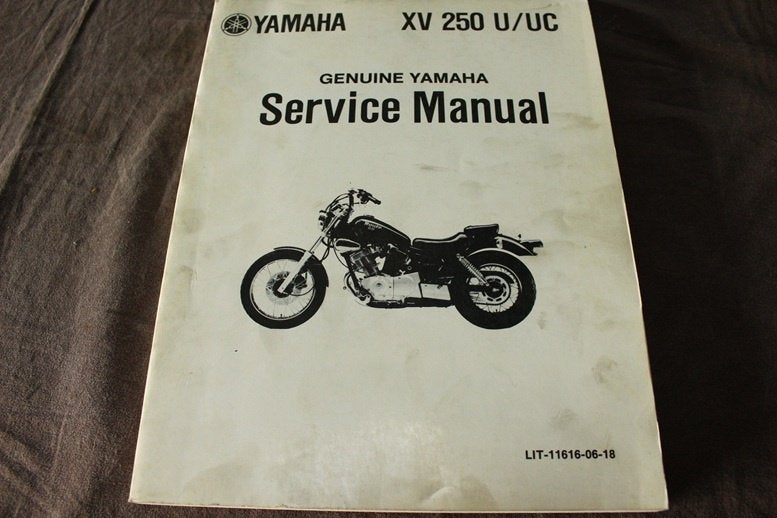 Yamaha XV250 U UC 1988 motorcycle service manual XV 250, Ophalen of Verzenden, Yamaha
