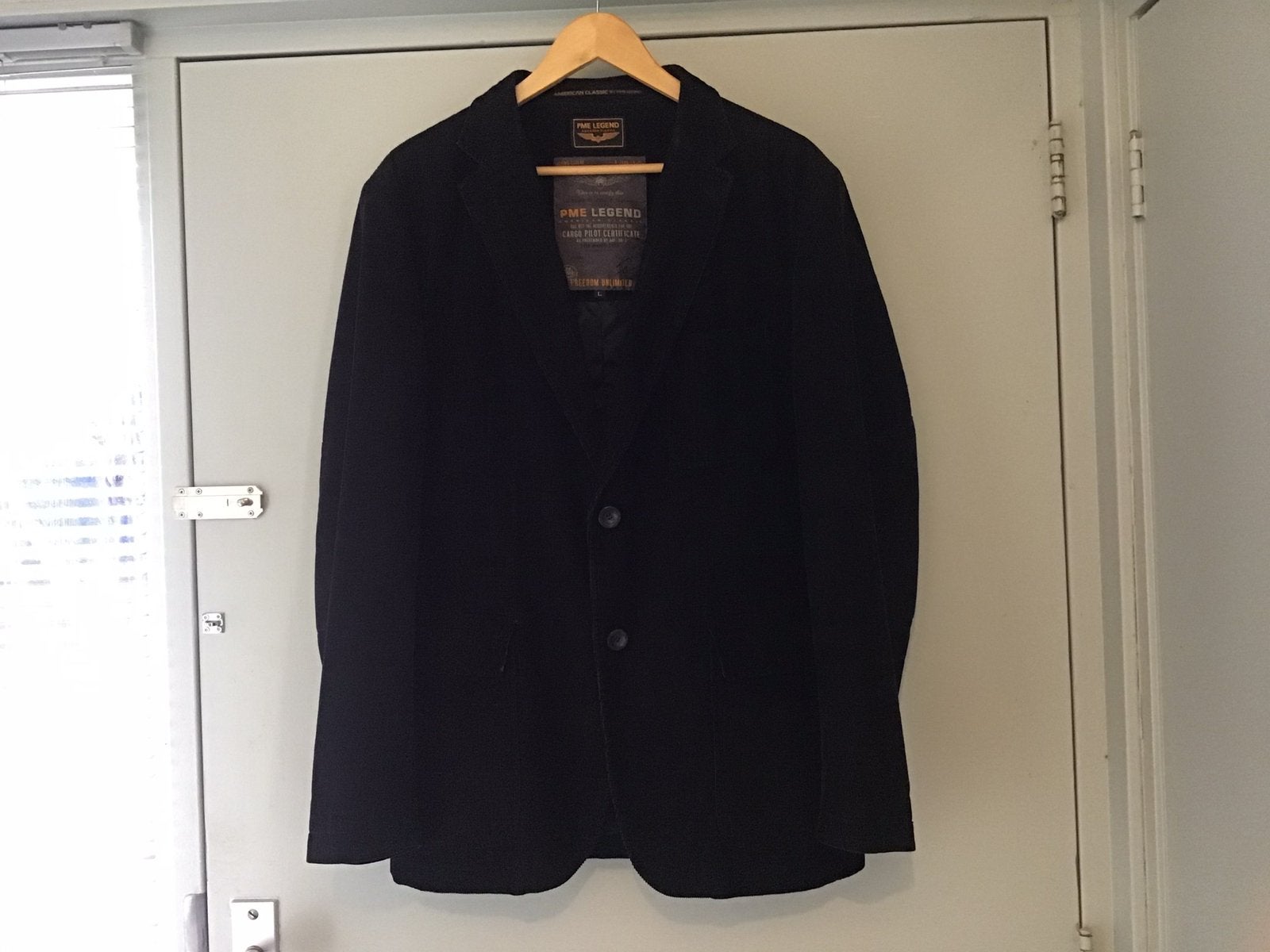 Zwart PME legend colbert, Ophalen of Verzenden, Zo goed als nieuw, Maat 56/58 (XL), Zwart